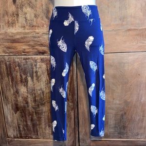 Lularoe feather print one size legging